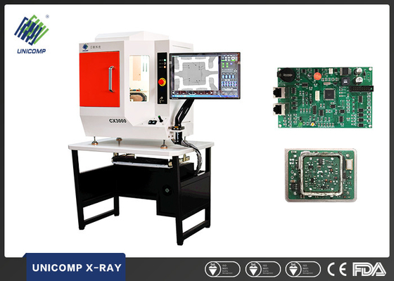 CX3000 الکترونیک PCBA Unicomp X دستگاه ردیاب Ray، دستگاه Benchtop X Ray