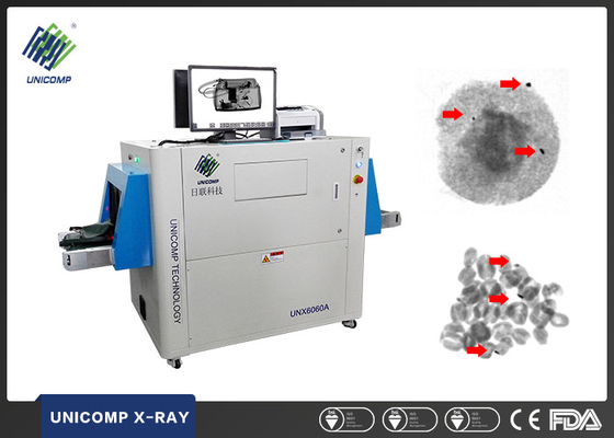 Unicomp X Ray مواد غذایی صنایع بازرسی سیستم نانوایی آب نبات مرغ