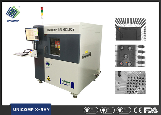 عملیات On-Line PCB X Ray Machine Unicomp LX2000 برای صنعت فتوولتائیک
