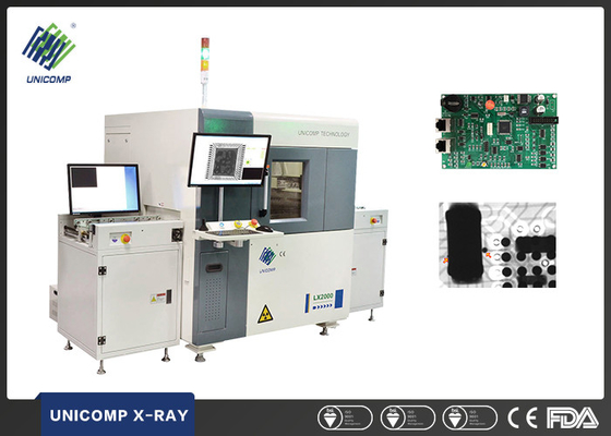 خاکستری Unicomp X Ray تجهیزات تشخیصی، BGA ماشین بازرسی غلط 220AC / 50Hz