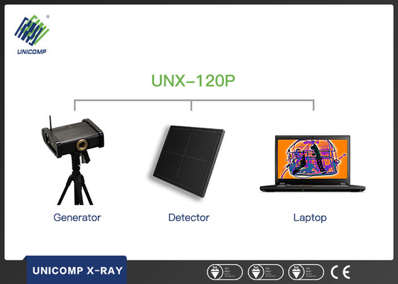 رادیوگرافی قابل حمل UNX-120P سیستم اشعه ایکس Unicomp شناسایی سلاح های منفجره