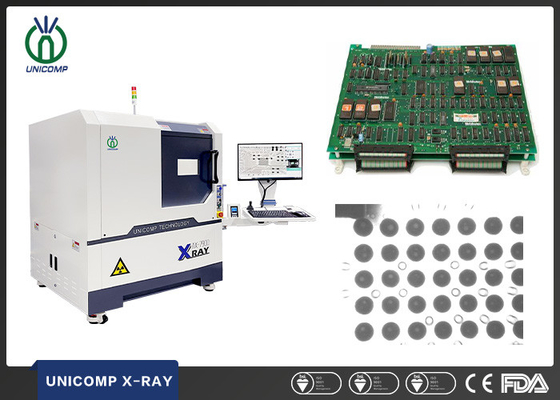 دستگاه اشعه ایکس 5 میلی متری 2.5 بعدی Unicomp AX7900 قابل برنامه ریزی CNC برای اندازه گیری خودکار حفره های لحیم کاری SMT PCBA BGA
