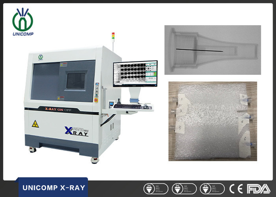 Unicomp 90kv دستگاه اشعه ایکس با وضوح بالا AX8200MAX برای بازرسی سوزن سرنگ پزشکی.