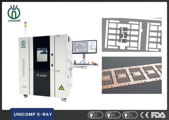دستگاه اشعه ایکس 2.5D 110kv Unicomp AX8500 برای بررسی کیفیت لید فریم Semicon با اندازه‌گیری خودکار