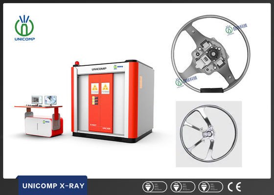 دستگاه پرتو ایکس کابینت Unicomp NDT 160KV برای تشخیص عیب ریخته گری چرخ فرمان