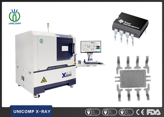 دستگاه اشعه ایکس Unicomp AX7900 5 میکرون نقطه فوکوس لوله بسته برای بازرسی آی سی SMT BGA QFN