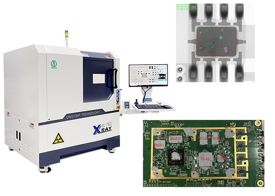 دستگاه اشعه ایکس 90kV Off-Line PCB Unicomp AX7900 برای توپ های جوش IC و BGA