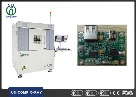 سیستم بازرسی اشعه ایکس BGA QFN Unicomp 130KV با حرکت 6 محور