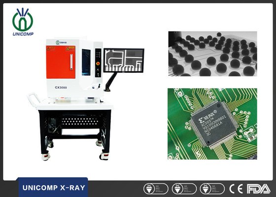 0.5kW Benchtop X Ray Machine Unicomp CX3000 برای لحیم کاری سرد SMT BGA