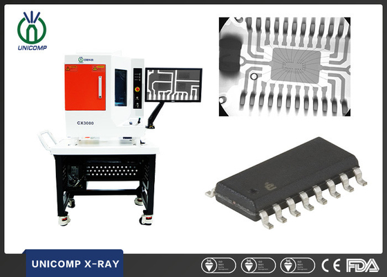 لحیم کاری Unicomp Mirofocus X Ray CX3000 For BGA CSP QFN PCBA لحیم کاری