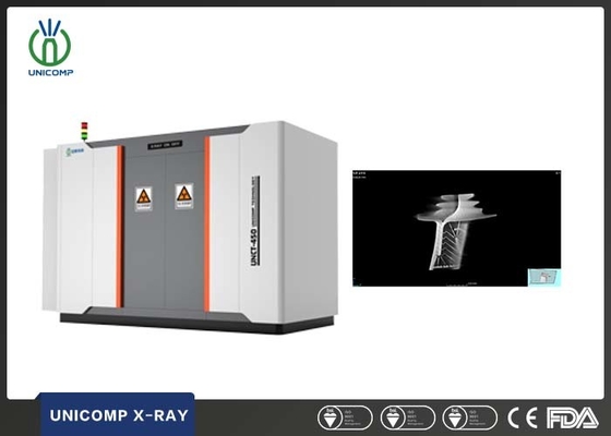دستگاه توموگرافی اشعه ایکس با وضوح بالا Unicomp UNCT3200 برای آزمایش غیر مخرب تیغه موتور