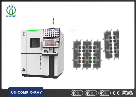 اندازه گیری منحنی IC Unicomp AX9100MAX دستگاه اشعه ایکس با اندازه پیکسل 84μm و زاویه شیب 60 °