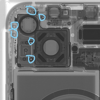 دستگاه اشعه ایکس 2D 2.5D با مشخصات بالا Unicomp AX7900 برای بازرسی تلفن همراه و بررسی ترک ها