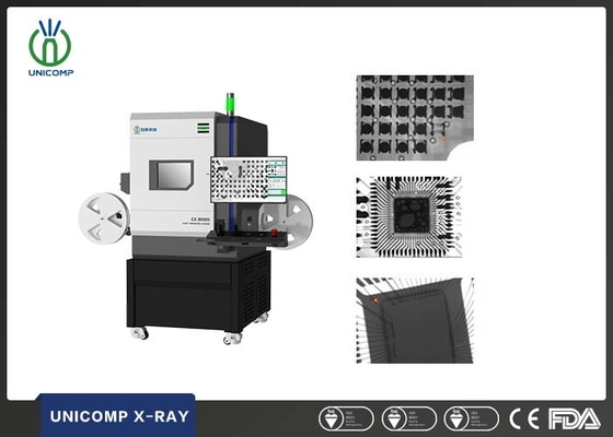 دستگاه بازرسی اشعه ایکس SMT BGA تقویت کننده FPD Unicomp CX3000 0.5kW