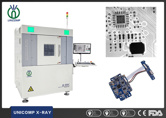 Microfocus AX9100 CNC نقشه برداری Unicomp X Ray 130kV برای مادربرد