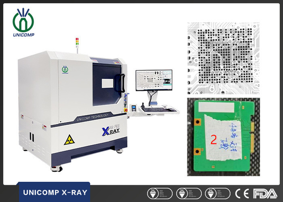 دستگاه پرتو ایکس 5um Unicomp XY Multi Axis Movement For QFN Sodering Void Check
