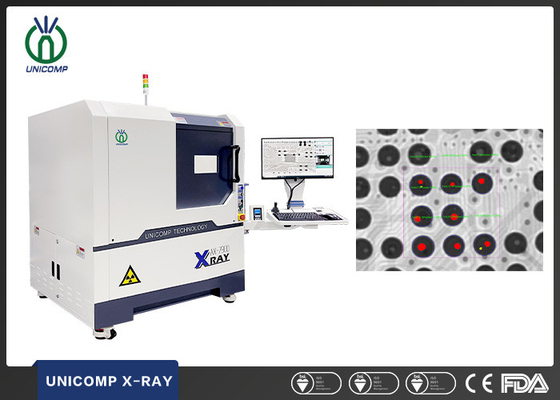 دستگاه پرتو ایکس دیجیتال Unicomp AX7900 90kV لوله FPD سیستم تصویربرداری برای SMT EMS BGA