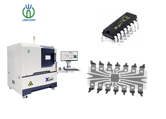 Unicomp AX7900 PCBA دستگاه اشعه ایکس با آشکارساز صفحه بلند مسطح برای بازرسی قطعات IC