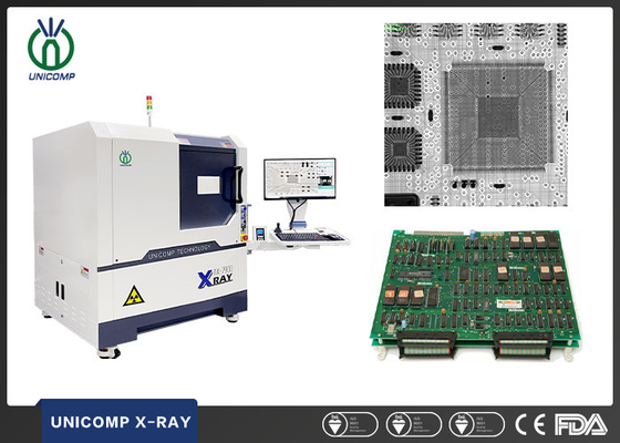 PCBA BGA LED QFN دستگاه اسکن اشعه ایکس Unicomp AX7900 برای نیمه هادی