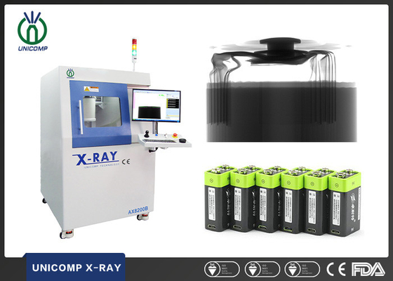 دستگاه اشعه ایکس با میکروفوکوس آفلاین 5um AX8200B برای بازرسی اشتباه سیم پیچ باتری لیتیومی