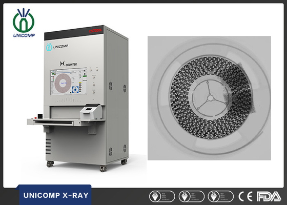 Unicomp SMD Chip Counter X Ray چهار حلقه و سینی JEDEC با الگوریتم پویا هوش مصنوعی و پشتیبانی از Cloud