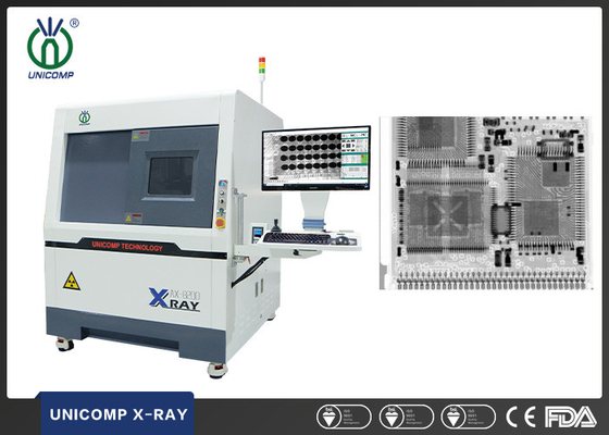دستگاه SMT X-Ray لوله بسته بدون تعمیر و نگهداری 90 کیلوولت Unicomp AX8200MAX برای اندازه گیری حفره های لحیم کاری LED BGA